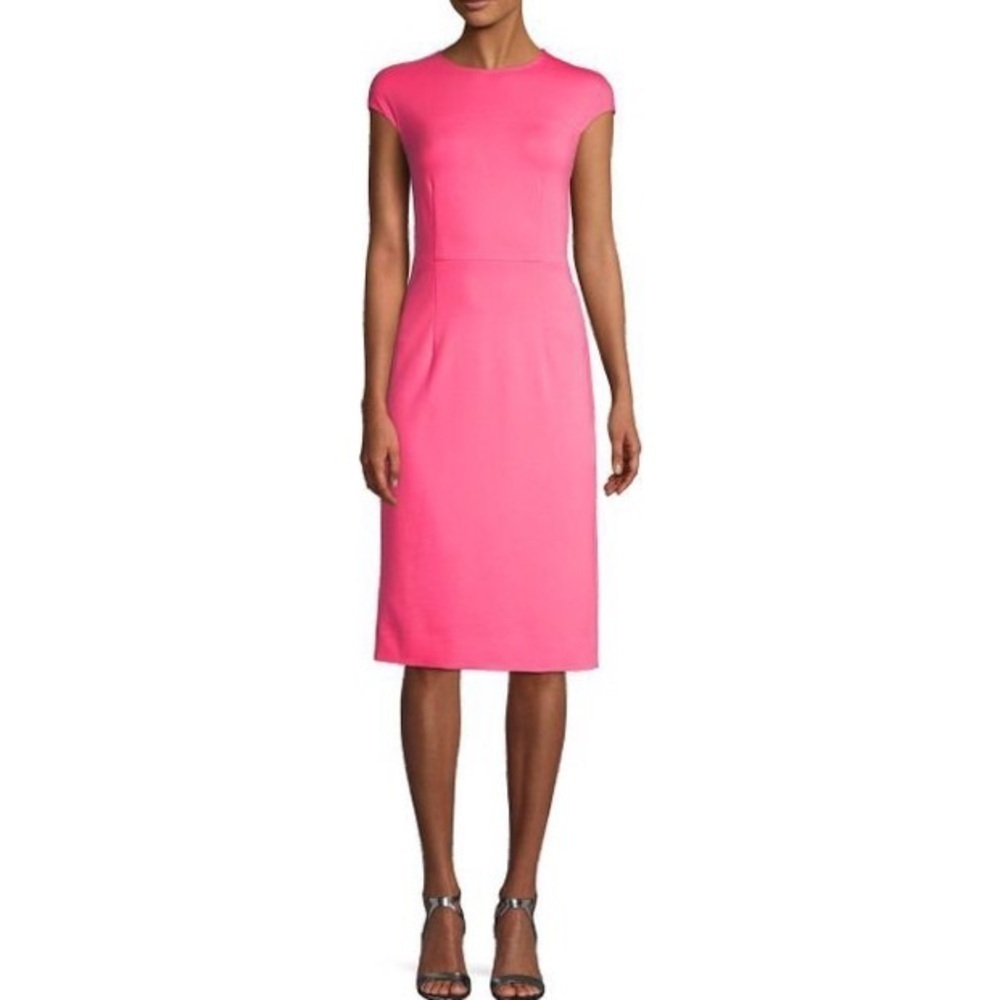 [Diane von Furstenberg] Classic Pink Sheath Dress
